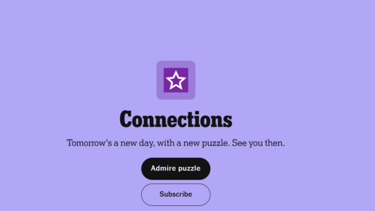 NYT Connections #775 Today: Tips, Answers and Categories for 25 July Puzzle | Tech Word News