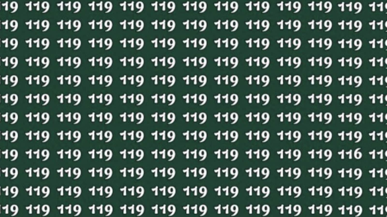 Optical illusion: Only 1 in 10 people can find number 116 in this viral numeric brain Teaser | Tech Word News