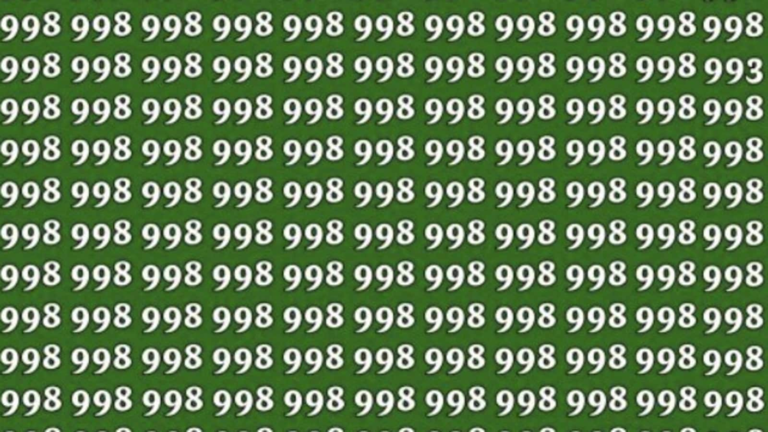 Optical illusion: In this test of bending the mind, only 1% of people can find hidden “993” Tech Word News