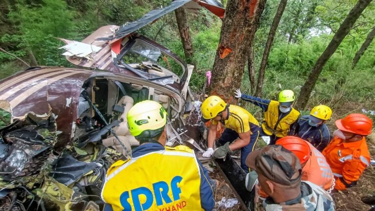Helicopter accident UtTarkashi: Chopper hit the cable overhead during emergency landing, says preliminary report AIIB | Tech Word News