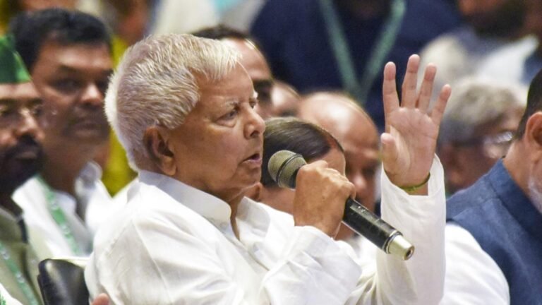 Lalu Prasad re -elected RJD President