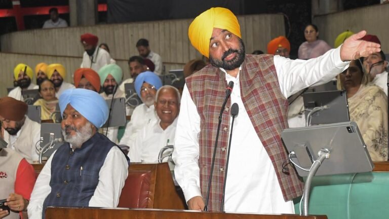 Pandjab cm Mann accuses congress, BJP of dividing people