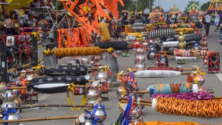UP estimates that 60 million devotees will participate in Kanwar Yatra
