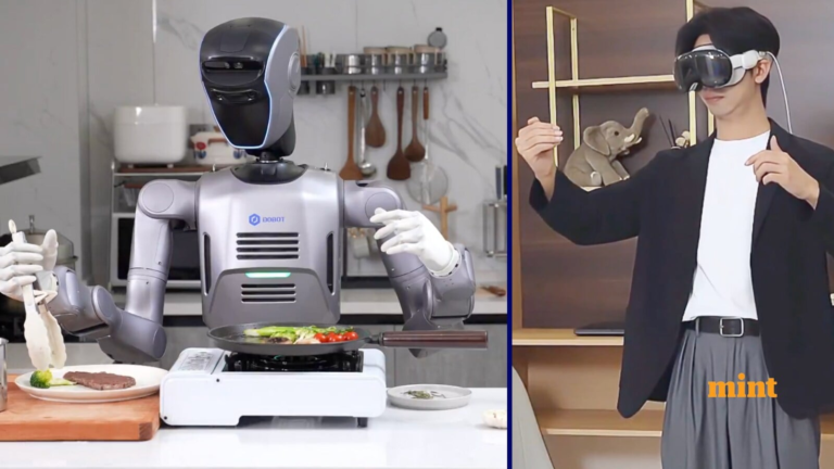 Do you want to cook in Delhi when sitting in Chennai? Chinese robot just downloaded it with VR Control | Watch video | Tech Word News