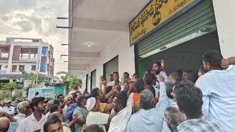 KTR FULTS GOVT. for not providing timely supplies of entrances to Ryots