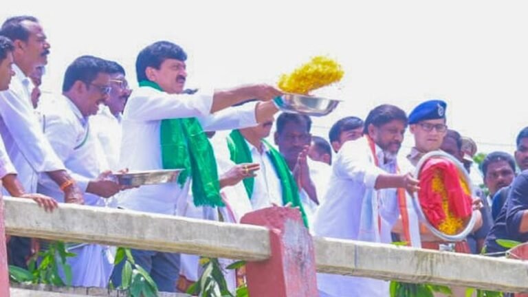 The Congress Government took fixed steps to claim the legitimate share of telangana in the waters of Krishna and Godavari: representative of CM Bhatti