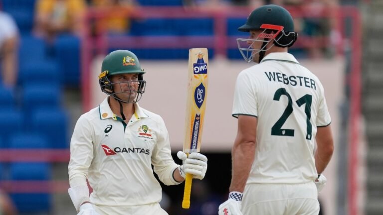 Wi vs aus, 2. Test: Beau Webster, Alex Carey entered another rescue act in Greneda