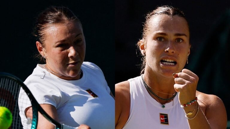 Wimbledon semifinal Live update: Aryna Sabalenko vs Amanda Anisomova