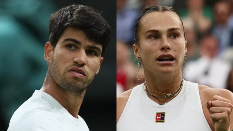 Wimbledon Day 9 Plan: Aryna Sabalenka, Carlos Alcaraz Caption quarterfinals