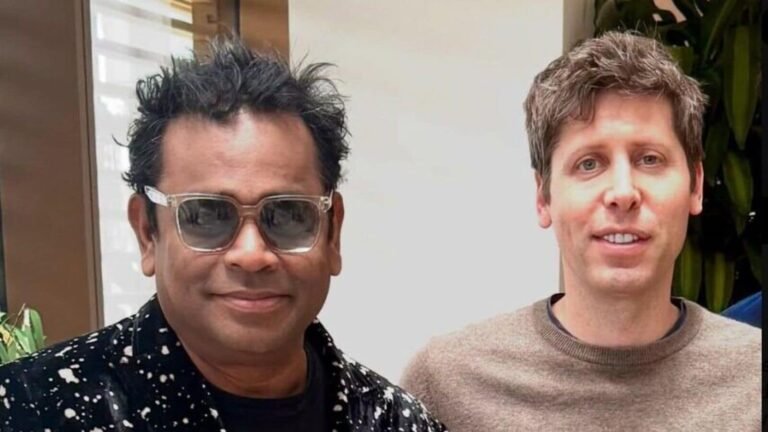 AR Rahman meets Sam Altman, discussing the project AI “Secret Mountain”: “Empower, raise the Indian mind …” | Tech Word News
