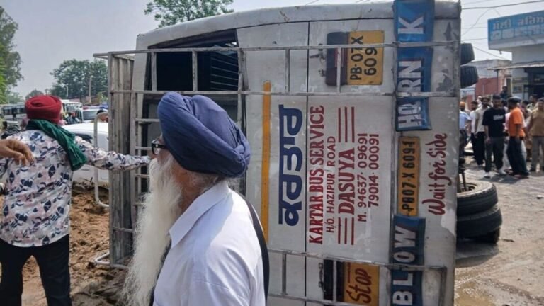 Pandjáb News: 9 Die, 33 injured after the mini bus in Hoshiarpur | Tech Word News