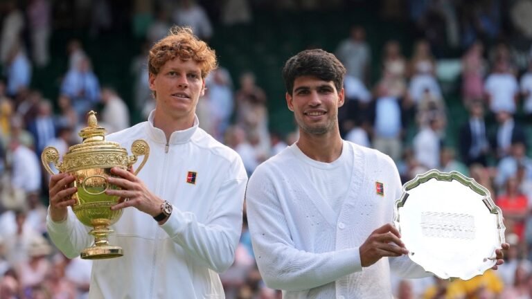 Carlos Alcaraz includes intensive rivalry with Jannik Sinner despite Wimbledon’s heart