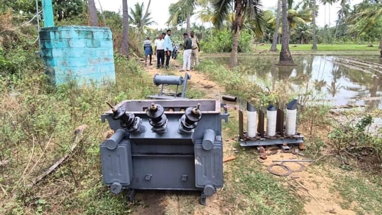 Transformer coils stolen near Jolarpet; Power Source Influenced