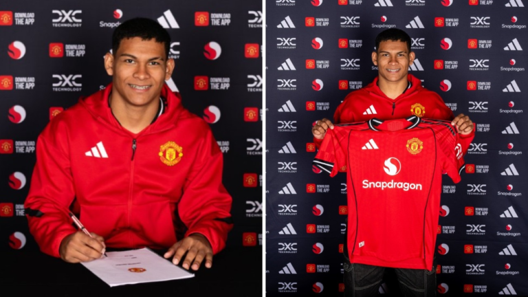 Manchester United announces the signature of Paraguay on the left-back Diego Leon