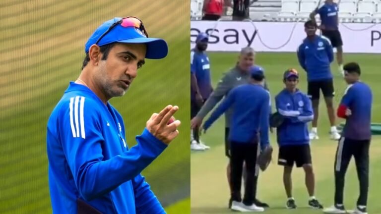 Did Gautam Gambhir meet the cold shoulder Lee Fortis? The video goes viral