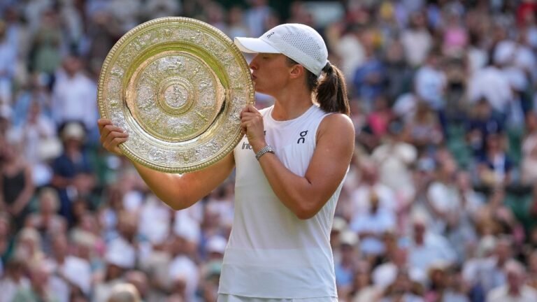 History of scripts Iga Swiatlek with the first 6-0, 6-0 in Wimbledon Final: Stat Pack