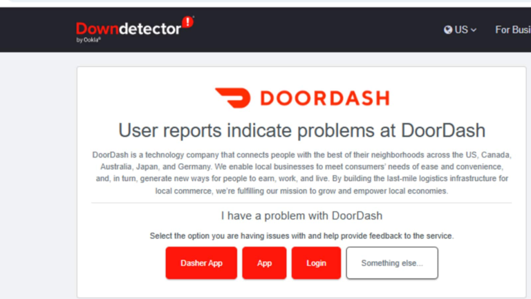 Doordash down? Thousands of Americans left hungry and frustrated in the middle of breakfast Tech Word News