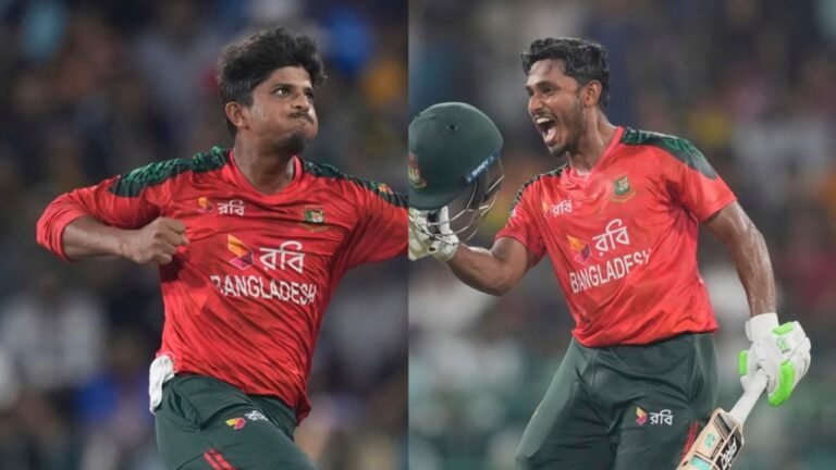 Mahedi Hasan, Tanzid Hasan Fire Bangladesh on the historical series T20i vis vs sri Lanka