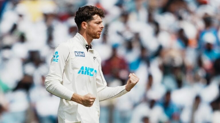 Zim vs nz: Mitchell Santner replaces injured Tom Latham as a captain for 1. Test