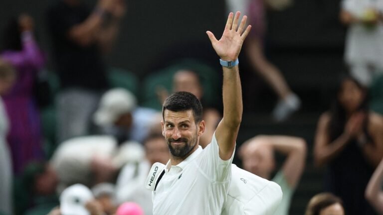 Wimbledon: After shaking victory 1. Rounds Novak Djokovic will send doubt the strong message
