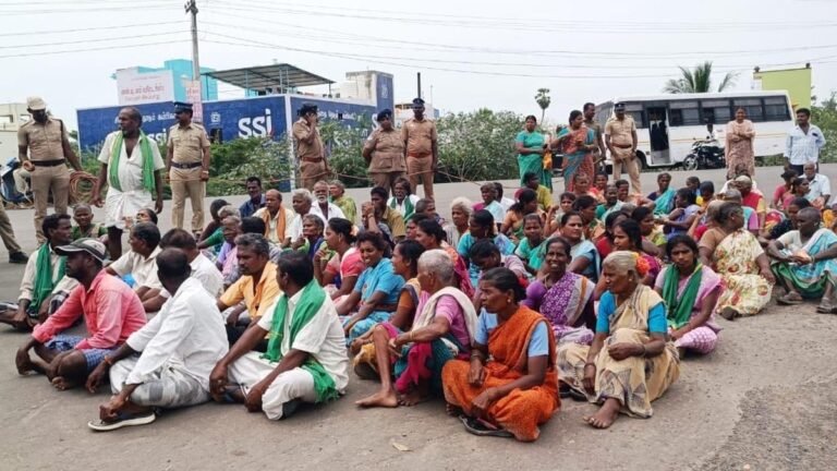 The inhabitants oppose the move and expand the Sipcot complex near Cheyyar