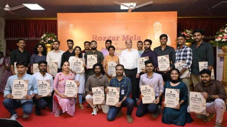 Letters of appointment handed over 93 candidates in Zagar Mel in Thiruvananthapurama