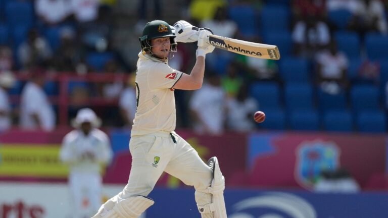 Wi vs aus, 2. Test: Steve Smith Braves West Indies Pace Battery to put Australia on the driver’s seat