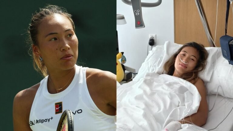 Olympic champion Zheng Qinwen si