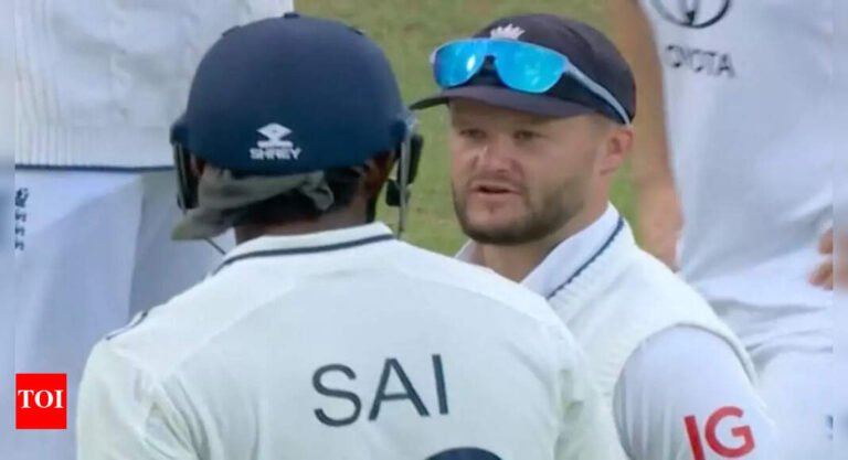 Heated confrontation! SAI SUDHARSAN, Ben Duckett in tense throw -in during Indian VS ENG 5th Test – Watch | Cricket messages – Tech Word News