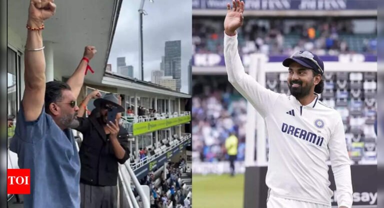 Viral Video: Wild! Kl Rahul’s father -in -law Suniel Shetty went crazy after India beat England in oval | Cricket messages – Tech Word News