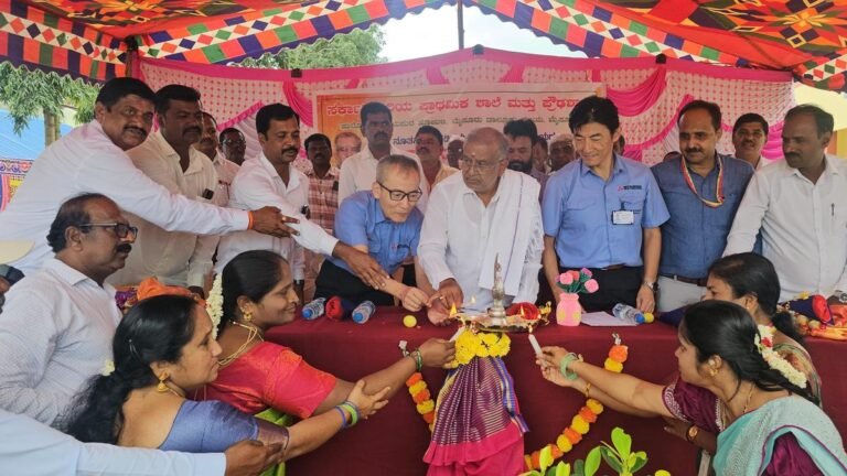 Infra Works performed on Govt. School in the village of Haroalli in Karnataka using the CSIR fund