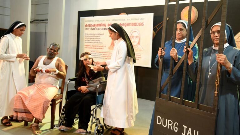 Protests over the ongoing imprisonment of nuns in Chhattisgarh Rock Kerala