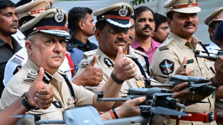 14 drones, 40 guard vehicles passed to the traffic police