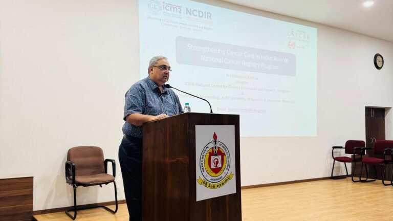 ICMR-NCDIR Director requires reinforcement of cancer registers