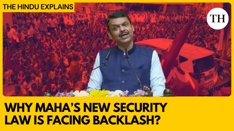 Why Maharashtra’s New Security Law faces will Hind explains