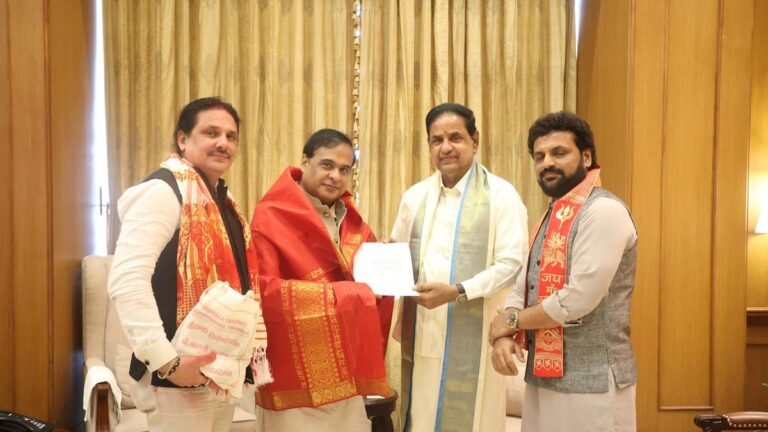 CM Suns Sarma agrees with the TTD request for the soil for Temple in Assam