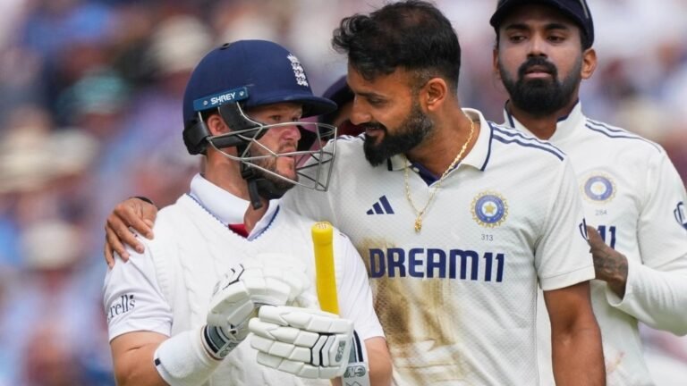 Unnecessary? Aakash Deep Faces Flak for sending Ben Duckett in an oval test
