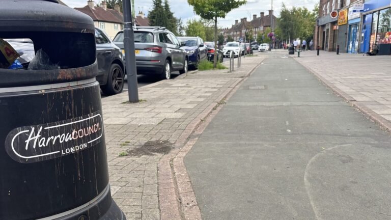 Now the British battle Paan spitting. The viral video shows red spots on trash can, sidewalks in Harrow, London | Tech Word News