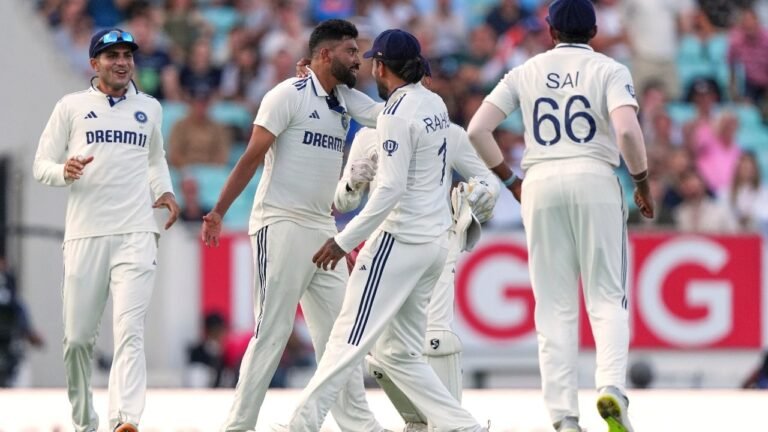 England vs India 5. Test day