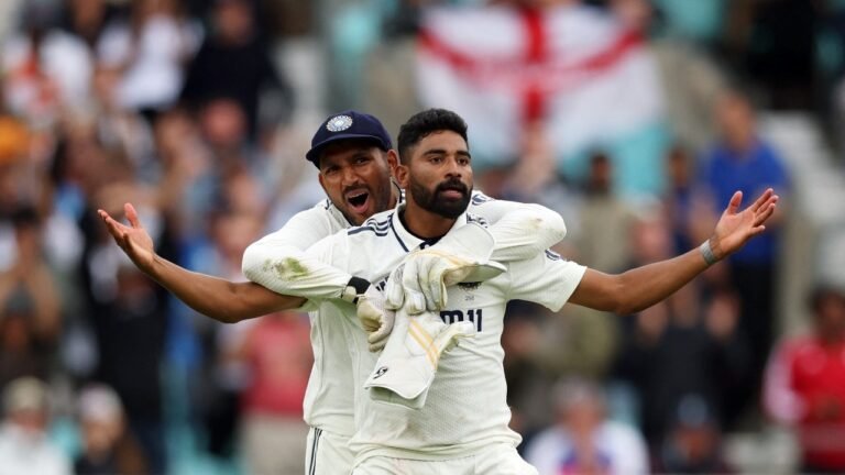 Warrior Mohammed Siraj evokes magic when India wins an oval thriller, the level of the 2-2 series