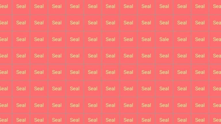 Optical illusion of Challenge: Only those with sharp eyes can see “sales” in 10 seconds Tech Word News