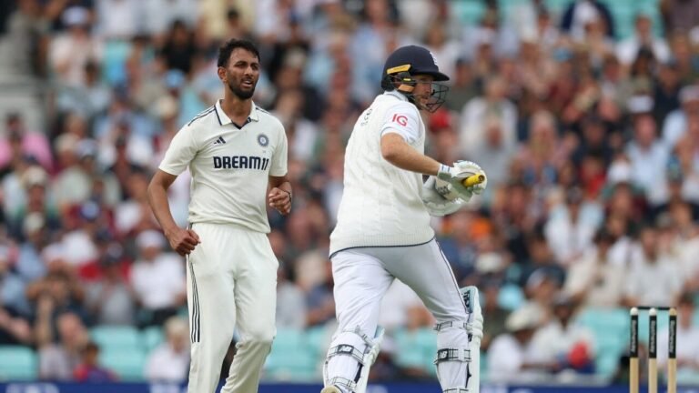 Oval Test: Nice guy Joe Root loses cold after verbal volume with prasidh krishna