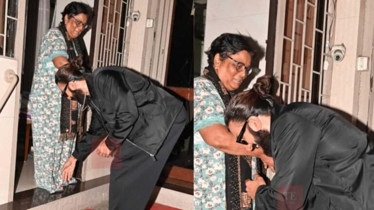 Viral Video: “Sanskari Boy” Ranveer Singh leaves the Internet in respect, when he kisses the hand of an older fan, touches his foot | Tech Word News