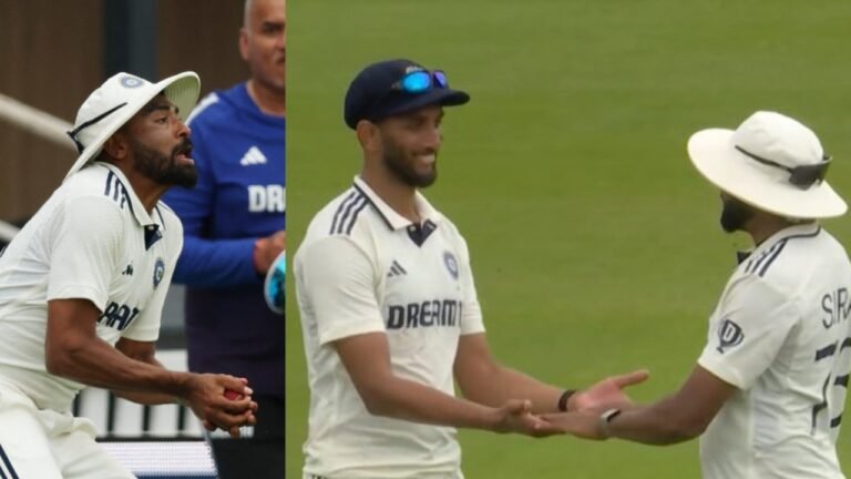 Watch: Prasidh krishna console Siraj after heartbreaking Harry Brook fell Catch