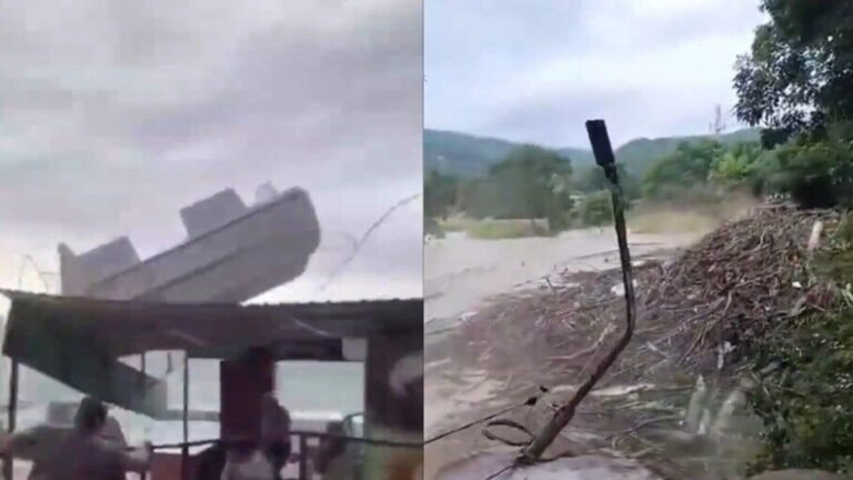 Scary videos: Tornado throws a boat into the air, bridge on the floods in the middle of the earthquake in Kamchatka in Russia | Tech Word News