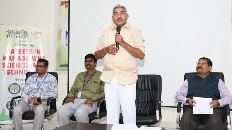 Rise over failure and map a successful career journey, MLC Alapati Rajendra Prasad encourages students