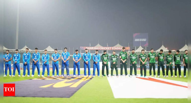 Criket still stands! Why players of Pakistan and Afghanistan watched the silence before the T20i clash in Sharjah Cricket news – The Tech Word News