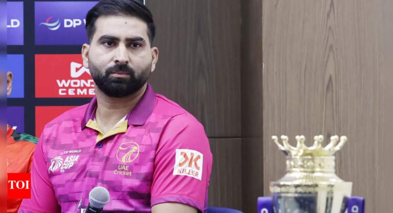 Asia Cup, Indian vs UAE | “It’s not a big match”: Captain SAE Captain Waseem reduces the clash against India Cricket news – The Tech Word News