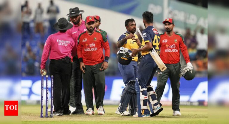 Asia Cup: Sri Lanka for victory in Bangladesh is collapsed in group B CLASH | Cricket news – The Tech Word News