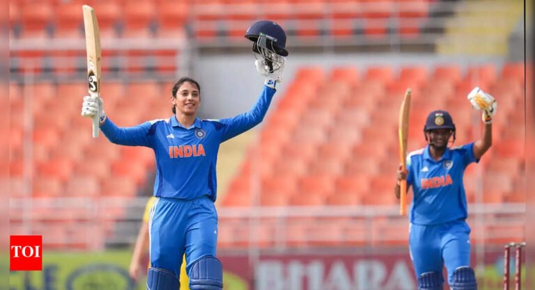 India PIN hopes to Small Mandhana: Form Vice-Capital Forels Fuels World Cup Dream | Cricket news – The Tech Word News